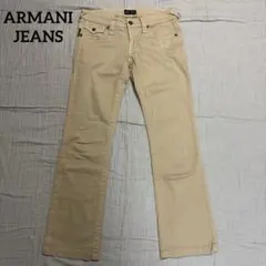 ARMANIアルマーニジーンズ デニムパンツ ストレッチ ブーツカット　ベージュのサムネイル