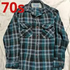 70s PENDLETON ペンドルトン ボードシャツ M オンブレ