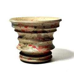 お*め様 口径約 10.5cm植木鉢多肉塊根観葉植物ハンドメイド陶器陶芸