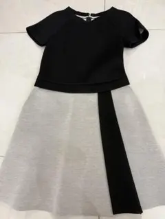 JIL SANDER NAVY バイカラー 半袖ワンピースのサムネイル