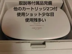 超お得なケノンVer.6.0フル完備　エクストラ、美顔用カートリッジ付使用残多い ケノン（ke-non） エクストララージカートリッジ ケノン用 本体と同時