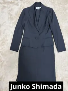 黒　ジュンコシマダ　サイズ40オシャレスーツセット ジャケットとスカート