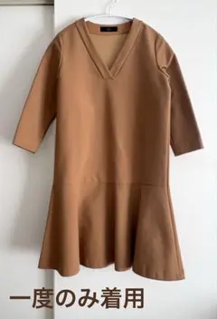 spick and span Noble Ｖネック七分袖ワンピース