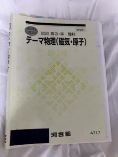 2022 高3 卒 理科 テーマ物理(磁気・原子)