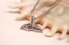 178 ハワイアンジュエリー シルバー925ホエールテールペンダント SV925