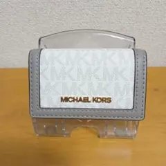 【美品】MICHAEL KORS マイケルコース ホワイト キーケース