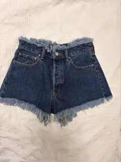 未使用　Moussy フリンジ付きショートパンツ