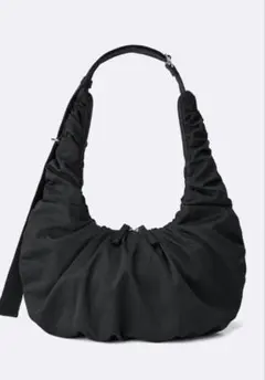 GU ダンプリングバッグ ブラック ショルダーバッグ
