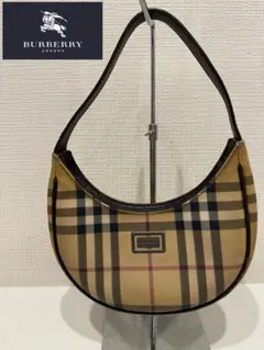 ★BURBERRY★バーバリー★ハンドバッグ★ハーフムーン★ノバチェック★のサムネイル