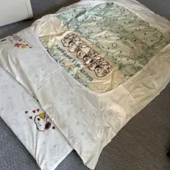 ベビー用動物柄布団セット西川SNOOPY水色