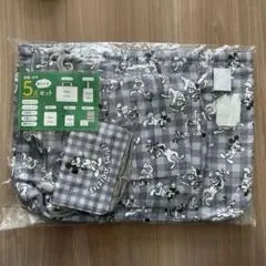 ディズニー ミッキー 5点セット 通園通学 レッスンバッグ シューズバッグ 巾着