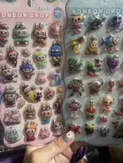 イタリアンブレインロッド　ラブブボンボンドロップシール2枚セット　AIモンスター