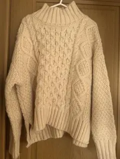 freaksstore ケーブルニット タートルネックセーター