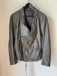 goa ブラウン レザージャケット gimmick leather jacket