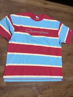 Champion ボーダー Tシャツ LARGE