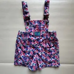 micorrid×チマジロ しまむら コーデュロイ 花柄サロペット 100cm