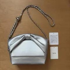 美品＊ VIS リボンハンドルチェーンショルダーバッグ 2WAYのサムネイル