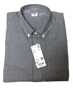 【新品】UNIQLO ブロードシャツ 長袖 ギンガムチェック Mのサムネイル