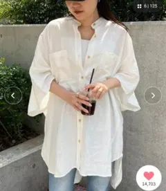 CIAOPANIC TYPY リネンレーヨン ドルマンシャツのサムネイル