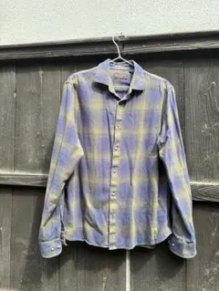 美品 Hombre Nino オンブレニーニョ フランネル チェック シャツ