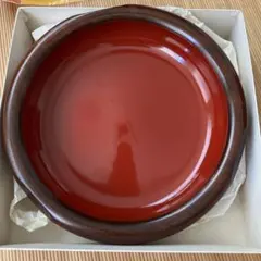 木製 赤い漆器 鉢