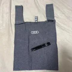アウディ　ノベルティ　MOTTERUエコバッグ　ボールペン　セット