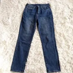 GLOBAL WORK ストレッチデニム　ジーンズ　ブルー　M