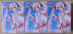 新品　初音ミク BANPRESTO EVOLVE 桜ミク フィギュア　3体