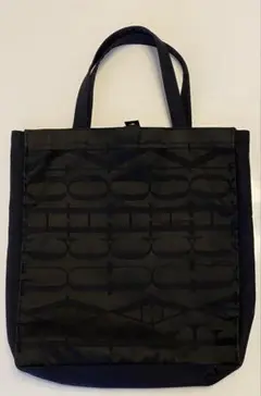 FAUCHONロゴ入りブラックトートバッグ 約30cm x 33cm×マチ6cm