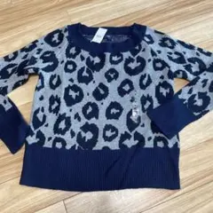 新品Gap レオパード柄 長袖ニットセーター Mサイズ　6900円　レディース