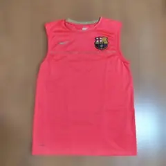 2008/2009　NIKE　 FCバルセロナ ノースリーブシャツ オレンジ