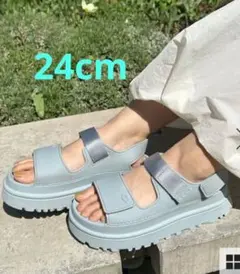 UGGemmi 別注 ゴールドグロウサンダル24cm★美品