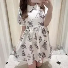 evelyn 花柄OP ワンピース ピンク pink エブリン