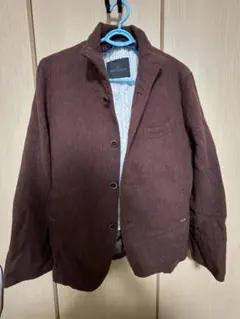 MEN'S MELROSE ヘリンボーン ジャケット ブラウンのサムネイル