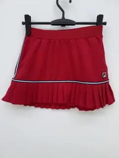 FILA テニススコート レッド プリーツのサムネイル
