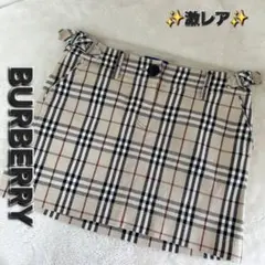 ✨美品✨BURBERRY BULE LABEL ミニスカート ノバチェックのサムネイル
