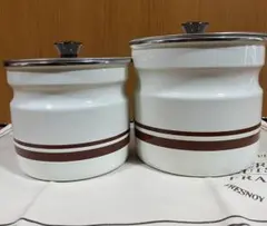 未使用】BEE HOUSE ゼロジャパン 陶器製キャニスター バーガンディ