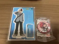 くら寿司 ヒロアカ 轟焦凍 アクスタ 切島鋭児郎 缶バッチ