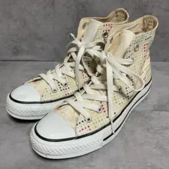 【コンバース】（24.5）ハイカットスニーカー オールスター カラフルスター星柄