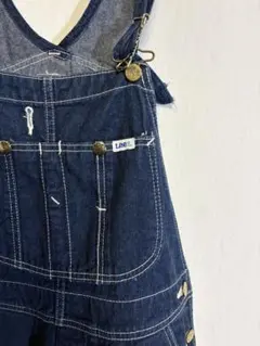 Lee リー デニムオーバーオール 濃紺 インディゴ サロペット