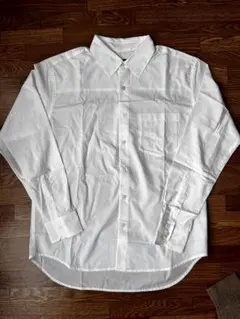 nano universe ホワイト 長袖シャツ M