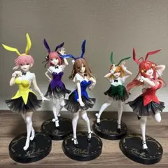 五等分の花嫁 フィギュア カラーバニーＶｅｒ． 一花 二乃 三玖 四葉 五月