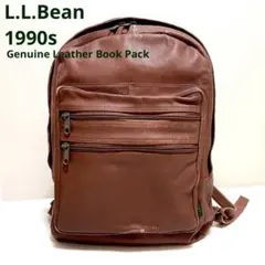 L.L.Bean 1990s Genuine Leather Book Pack