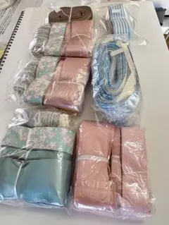 リボン生地セット 多様なデザイン