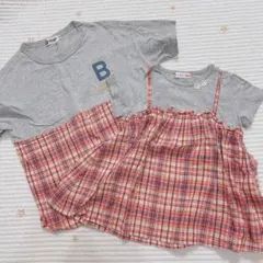 兄妹におすすめ！KPケーピーニットプランナー 130 110お揃いコーデTシャツ