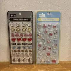 BT21 PUKUPUKU SEAL ステッカー 2種セットのサムネイル