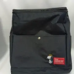 SNOOPY BOX DAYPACK BOOKスヌーピーボックス型リュック 黒のサムネイル