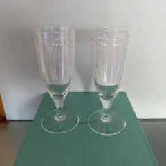 Tiffany & Co. クリスタルワイングラス 2個セット