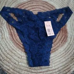 aimerfeel　ネイビー レース Tバック Lサイズ