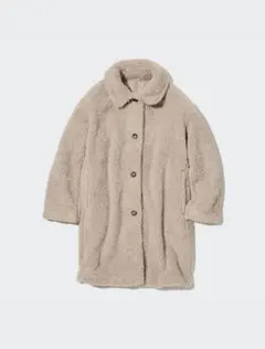 防風アウターフリースステンカラーコート XXL ユニクロ